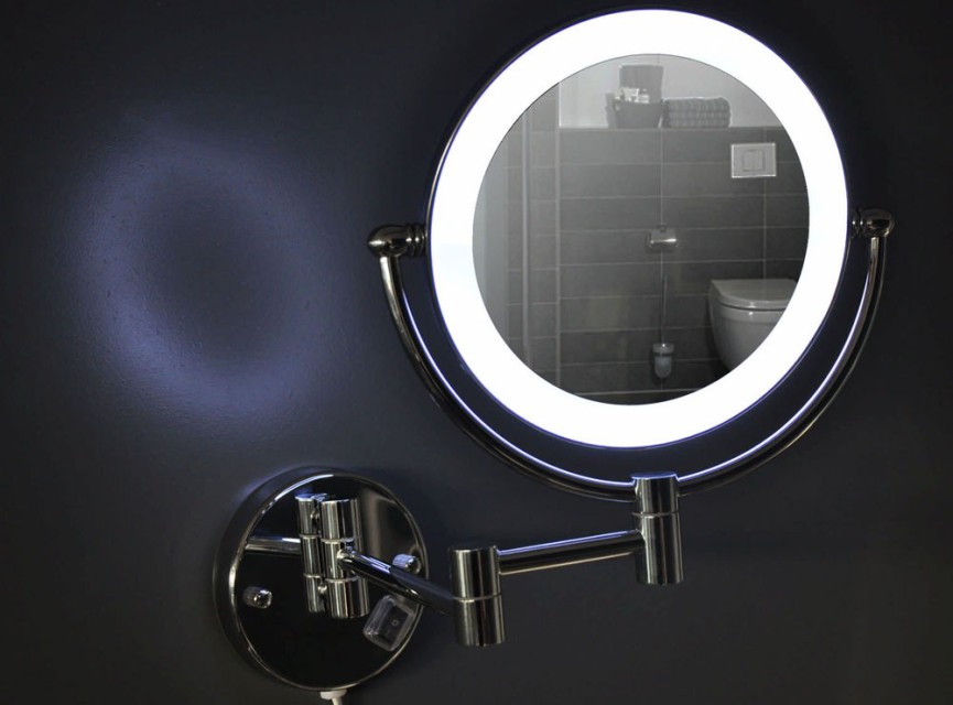 wand scheerspiegel met led verlichting