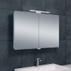 Luxe spiegelkast +Led verlichting 90x60x14cm