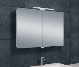 Luxe spiegelkast +Led verlichting 90x60x14cm