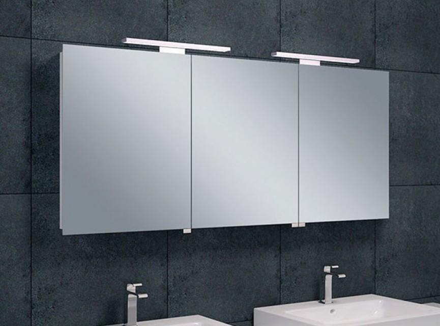 Luxe spiegelkast +Led verlichting 140x60x14cm