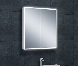 Quatro spiegelkast +verlichting 60x70x13