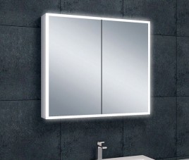 Quatro spiegelkast +verlichting 80x70x13