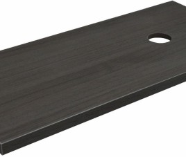 wastafelblad 1000x460x36 houtnerf grijs