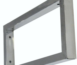 Chroom vierkante supportbeugel 46x22