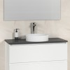 Bologna badmeubel 80cm matwit+stenen blad