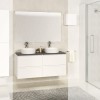 Bologna badmeubel 120cm matwit+stenen blad