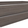 Tigris onderkast 100 x 46 cm houtnerf grijs