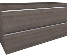 Tigris onderkast 100 x 46 cm houtnerf grijs