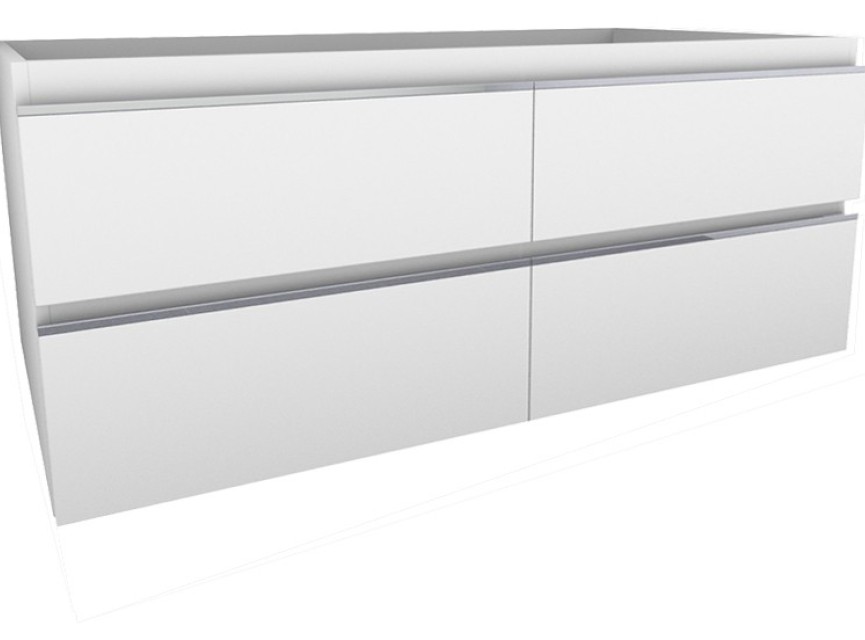 Tigris onderkast 120 x 46 cm wit