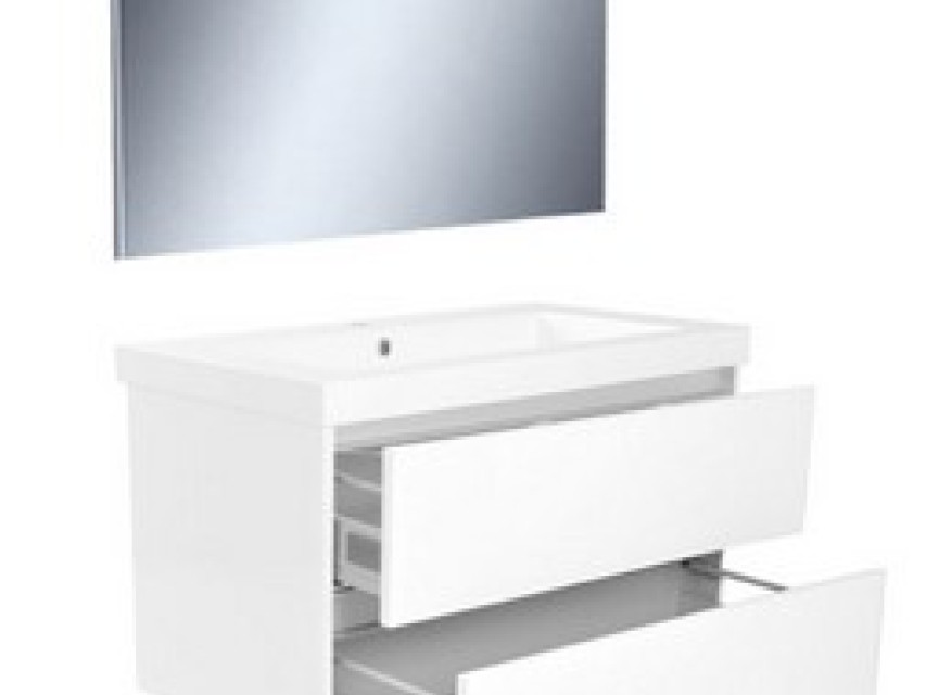 Vision meubelset (incl. spiegel) 80 cm wit