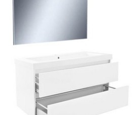 Vision meubelset (incl. spiegel) 100 cm wit