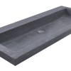 hardstenen meubelwast. 100x46x5 zo.kr.gat