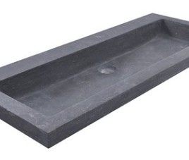 hardstenen meubelwast. 100x46x5 zo.kr.gat