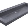 hardstenen meubelwast. 100x46x5 met 2 kr.gaten