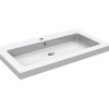 keramische meubelwastafel 60x46 1 kr.gat
