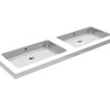 keramische dub.meubelwastafel 120x46 zond. kr.gaten