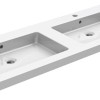keramische dub.meubelwastafel 120x46 2 kr.gaten