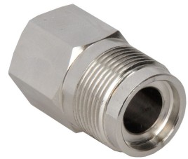 Gaskoppeling 1/2''bin.x M-24 vernikkeld