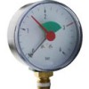 Watts Cv-manometer 63 A.1/4 4 bar+groen veld