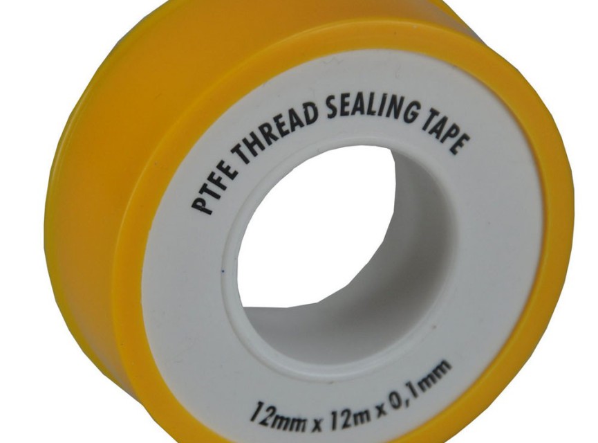 Teflon-Tape 12 mtr x 12 mm x 0,1 mm ongekeurd