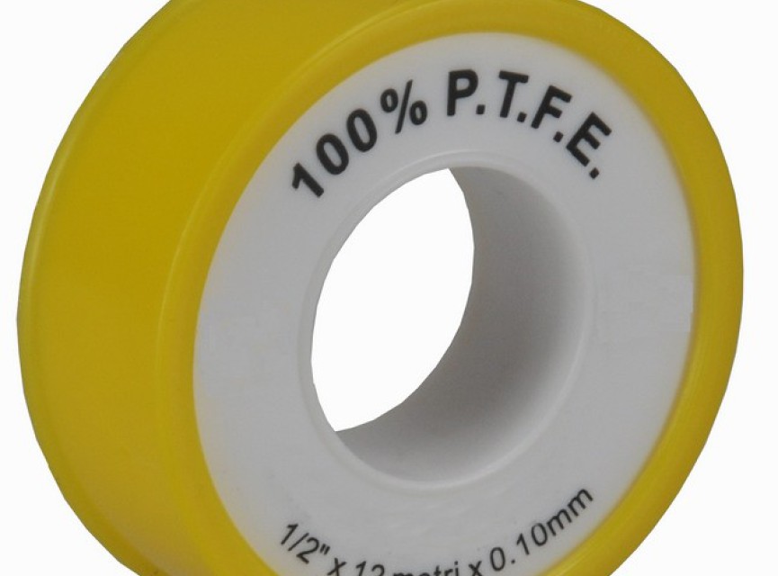 Teflon-Tape 12 mtr x 12 mm x 0,1 mm ongekeurd