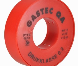 Teflon-tape 12 mtr x 12 mm x 0,1 mm Gastec