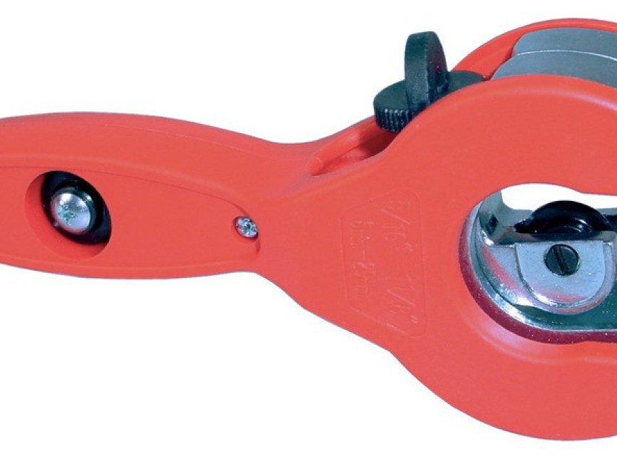Pijpensnijder met ratel 6-28 mm rood