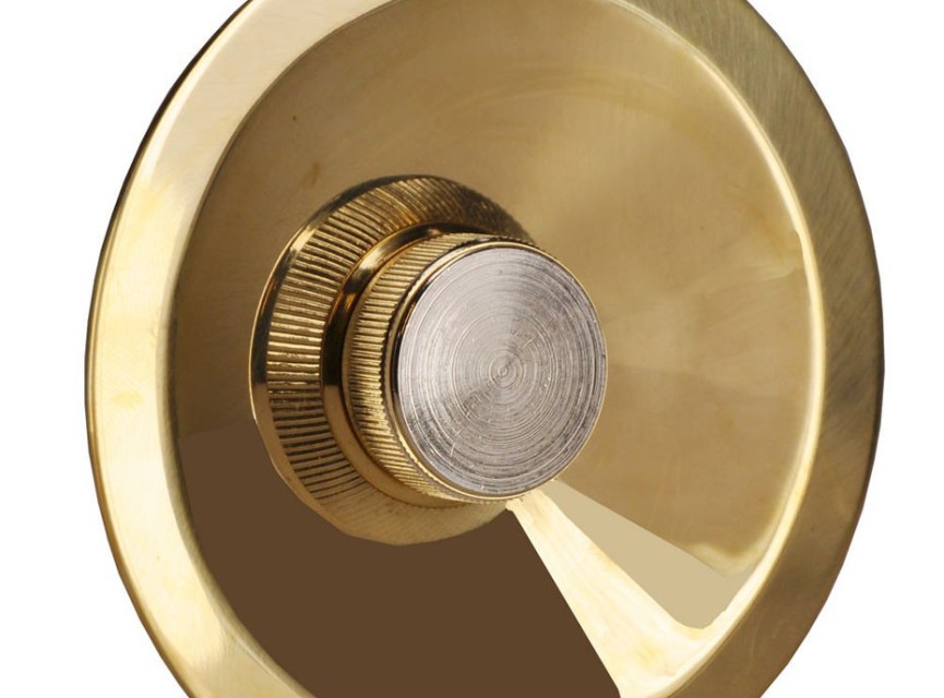 Gevelkom 1/2x15 Cap. Messing