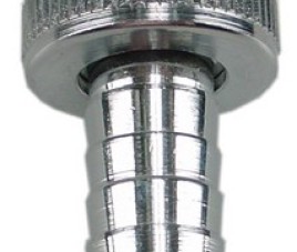 chroom Slangwartel-Setjes 1/2x3/4 + borgring
