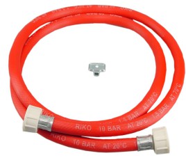 Vulslangset rood + 3/4 wartels recht compleet 350cm