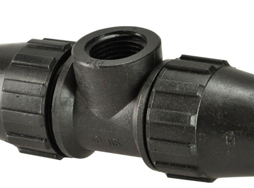 Tyleenkoppeling t-stuk 25x3/4x25