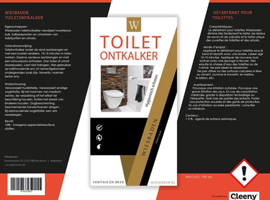 Toiletontkalker 750ml