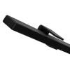 Zwarte trapleuning plat 40x20 mm 70 cm
