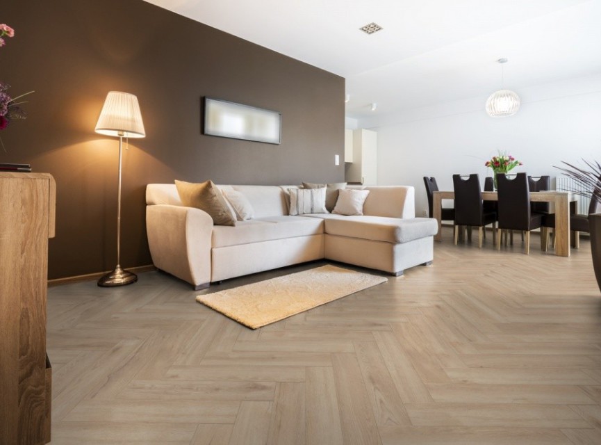 Floorlife Bayside Visgraat laminaat eiken licht naturel 15x60