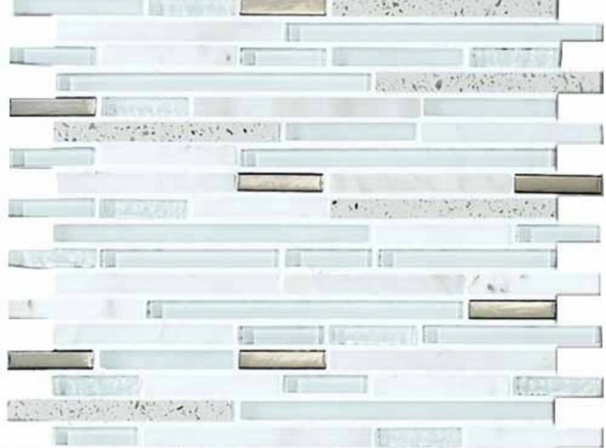 Lux. LLuvia Blanco MOSEL / 30x30 CM / Mozaiek / Mosaic / Badkamer / Keuken / Toilet / Restaurant