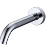 Losse muuruitloop Chroom 1/2x 20 cm + rozet