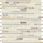Lux. LLuvia Beige MOSEL / 30x30 CM / Mozaiek / Mosaic / Badkamer / Keuken / Toilet / Restaurant