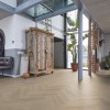 Amsterdam Herringbone Visgraat Plak Pvc Herringbone BEIGE - Plak PVC / Dryback
