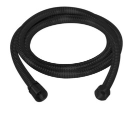 Metalen doucheslang 150cm mat-zwart