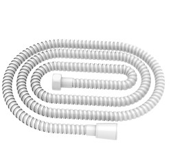 Doucheslang RVS 150cm mat-wit