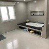 Metropol Gris 80x80| Halfglans Vloertegel Woonkamer