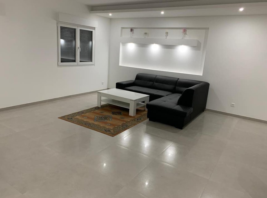 Metropol Gris 80x80| Halfglans Vloertegel Woonkamer