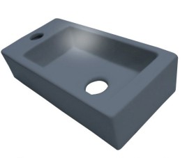 Fontein Mini-block antraciet-grijs Links 36x18x9cm