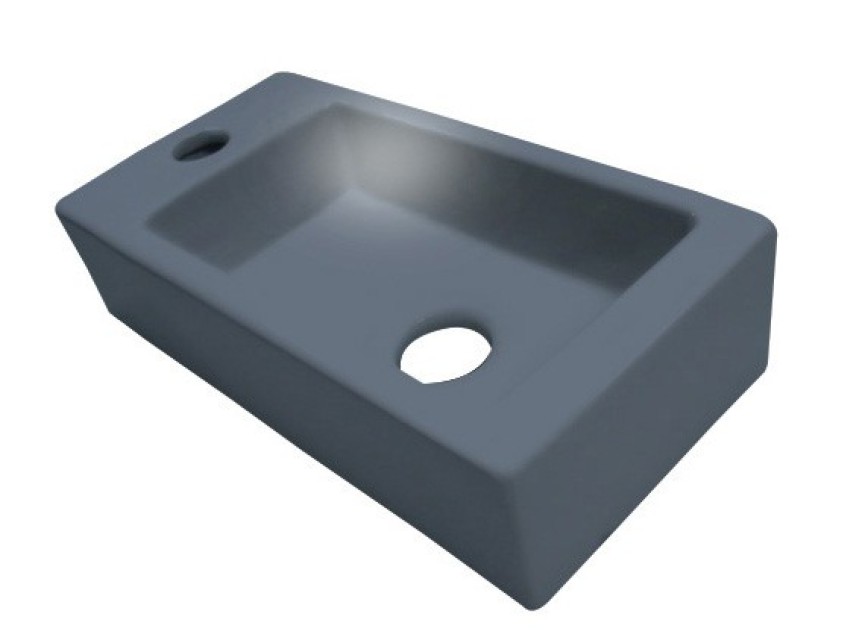 Fontein Mini-block antraciet-grijs Links 36x18x9cm