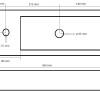 Fontein Mini-block antraciet-grijs Links 36x18x9cm