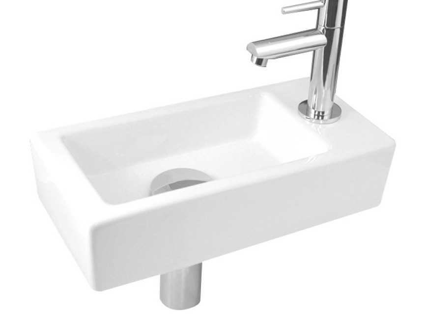 Fonteincombinatie Mini-Block Rechts glans-wit
