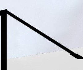 Muur stabilisatie stang 1200 mm