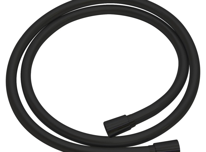 Kunststof doucheslang 150cm  mat-zwart