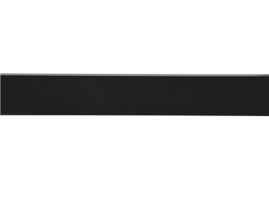 Oppio Zwart folieplint Amsterdam 15x70x2400mm 