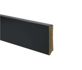 Oppio Zwart folieplint Amsterdam 15x70x2400mm 